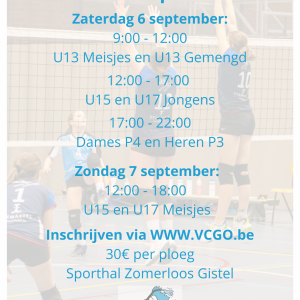 Tornooi Volley Oudenburg-Gistel